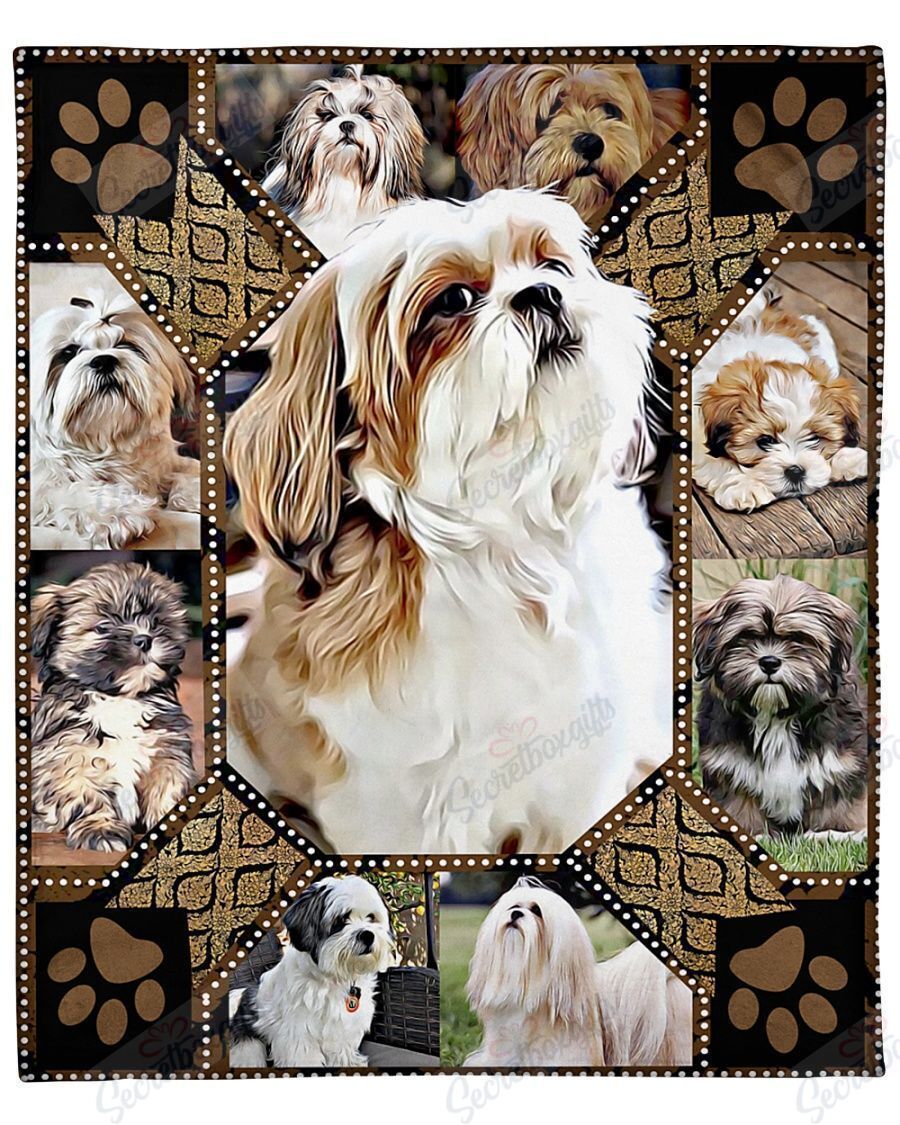 Lhasa Apso Fleece Blanket