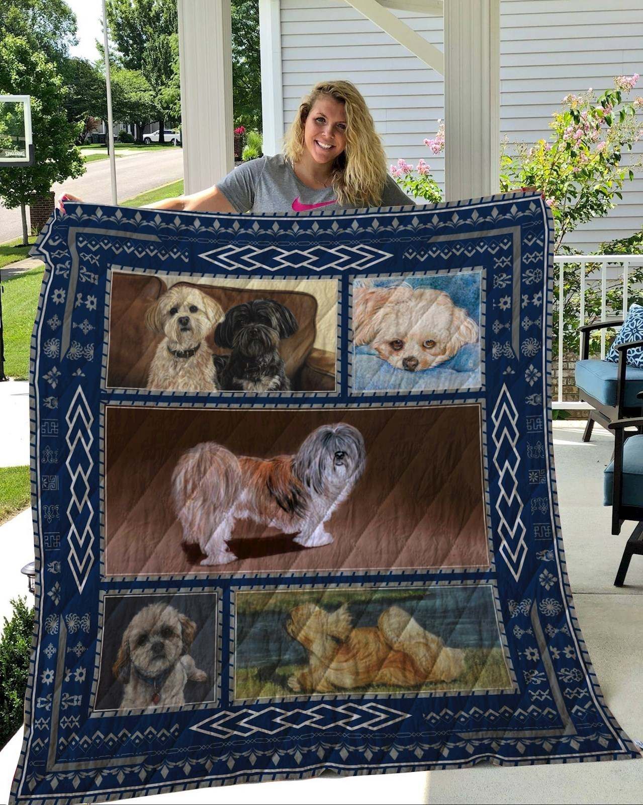 Lhasa Apso Quilt Blanket DHC2911194VT