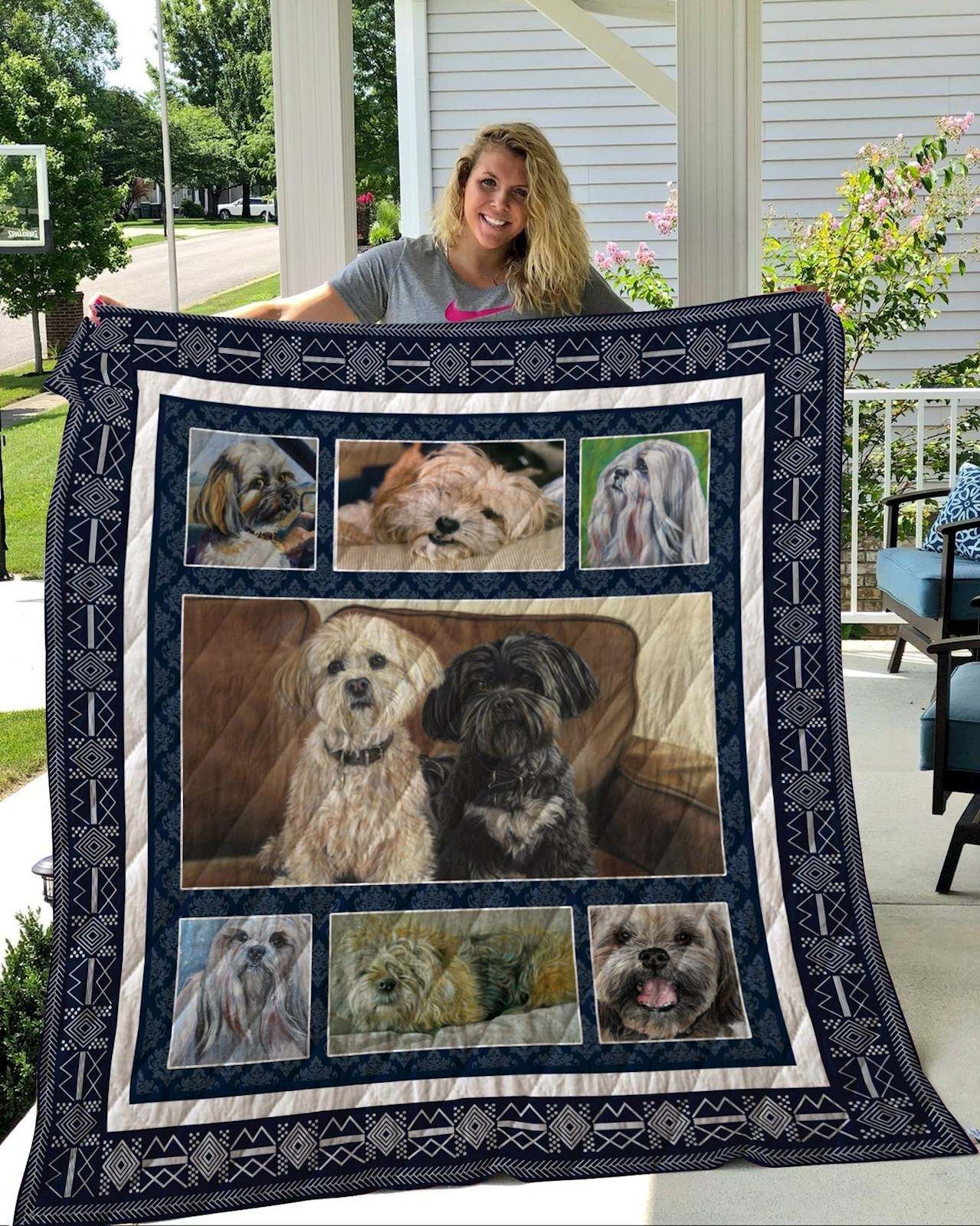 Lhasa Apso Quilt Blanket DHC2911212VT