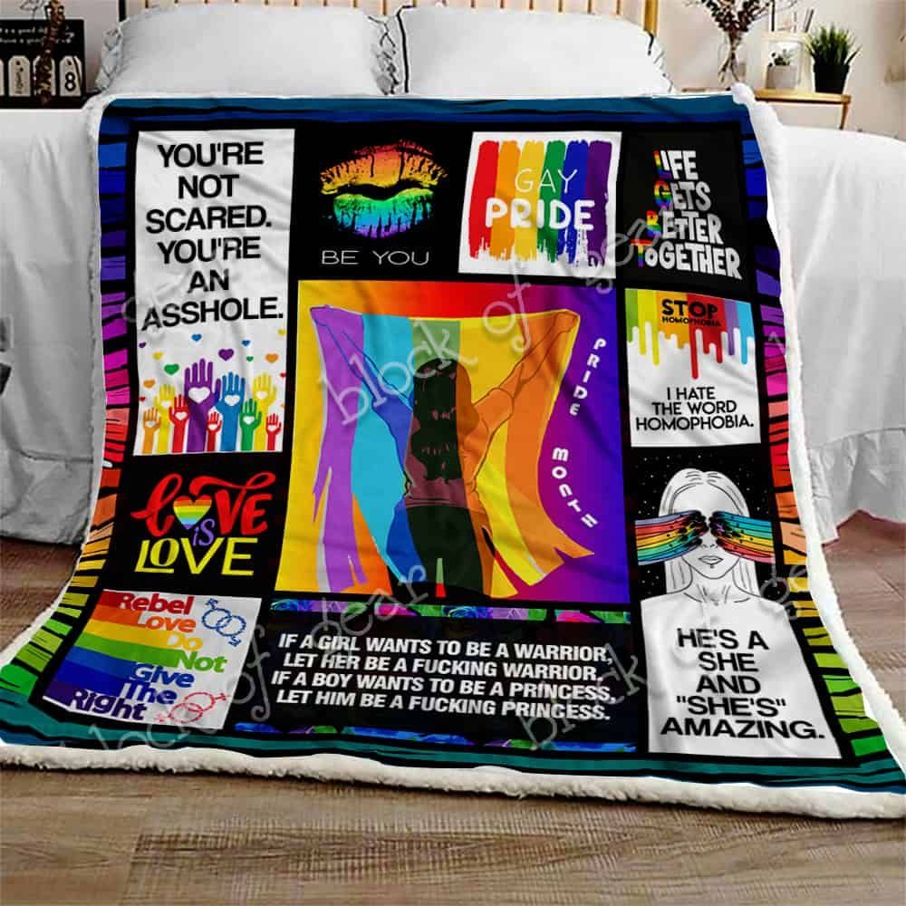 Life Gets Better Together Fleece Blanket