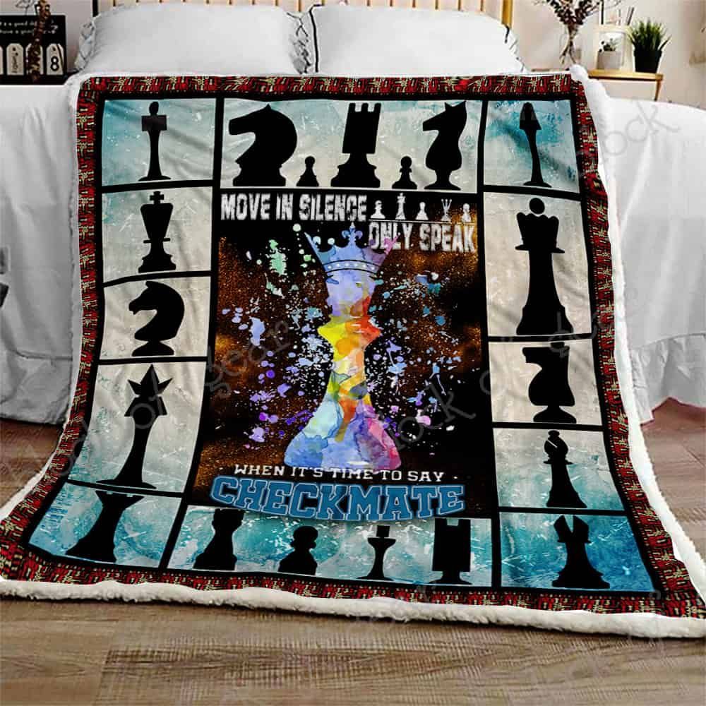 Life Is Better When You Playing Chess Sherpa Fleece Blanket