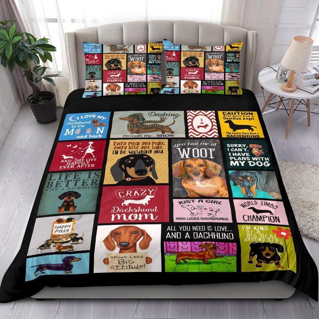 Life Is Better With A Dachshund Bedding Set