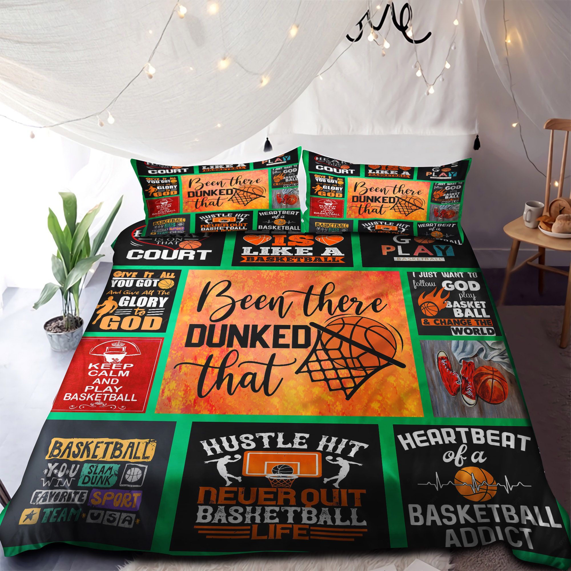 Life Is Like A Basketball Bedding Set