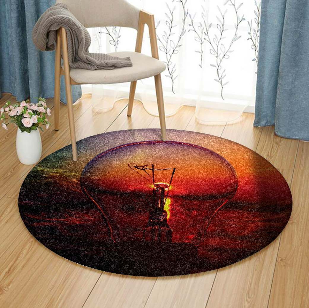 Light Bulb Round Carpet