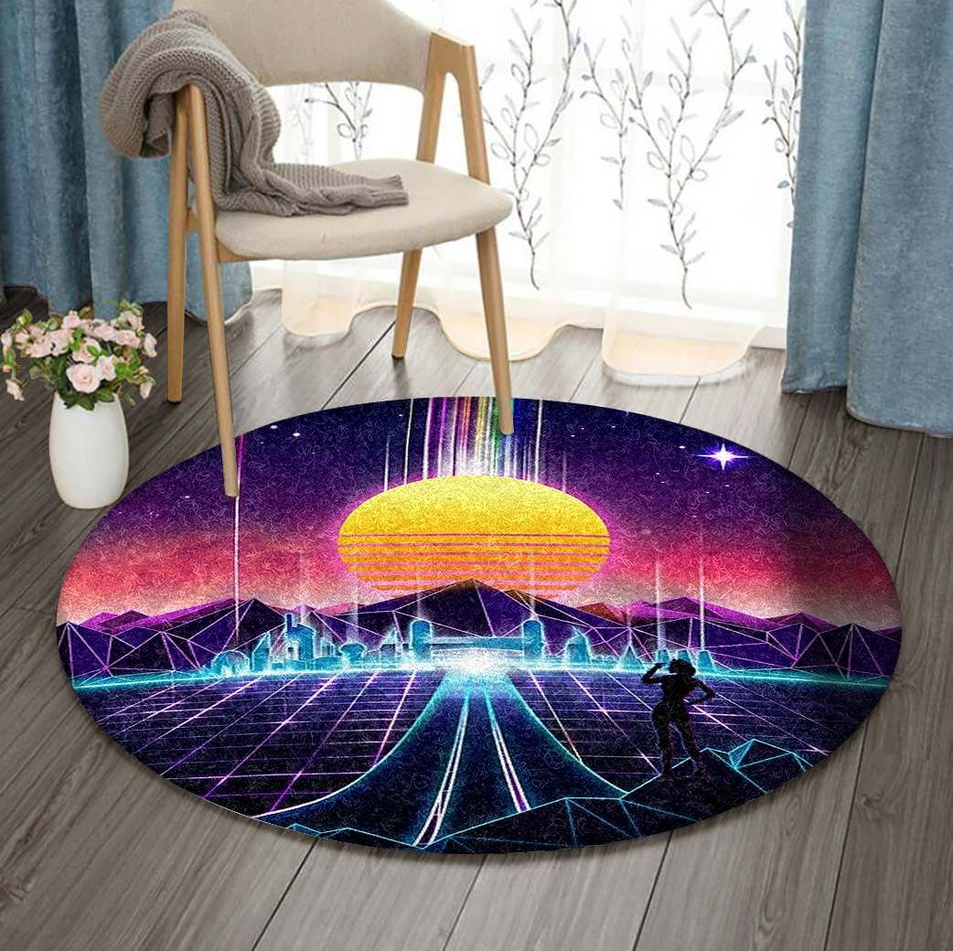 Light City Round Carpet