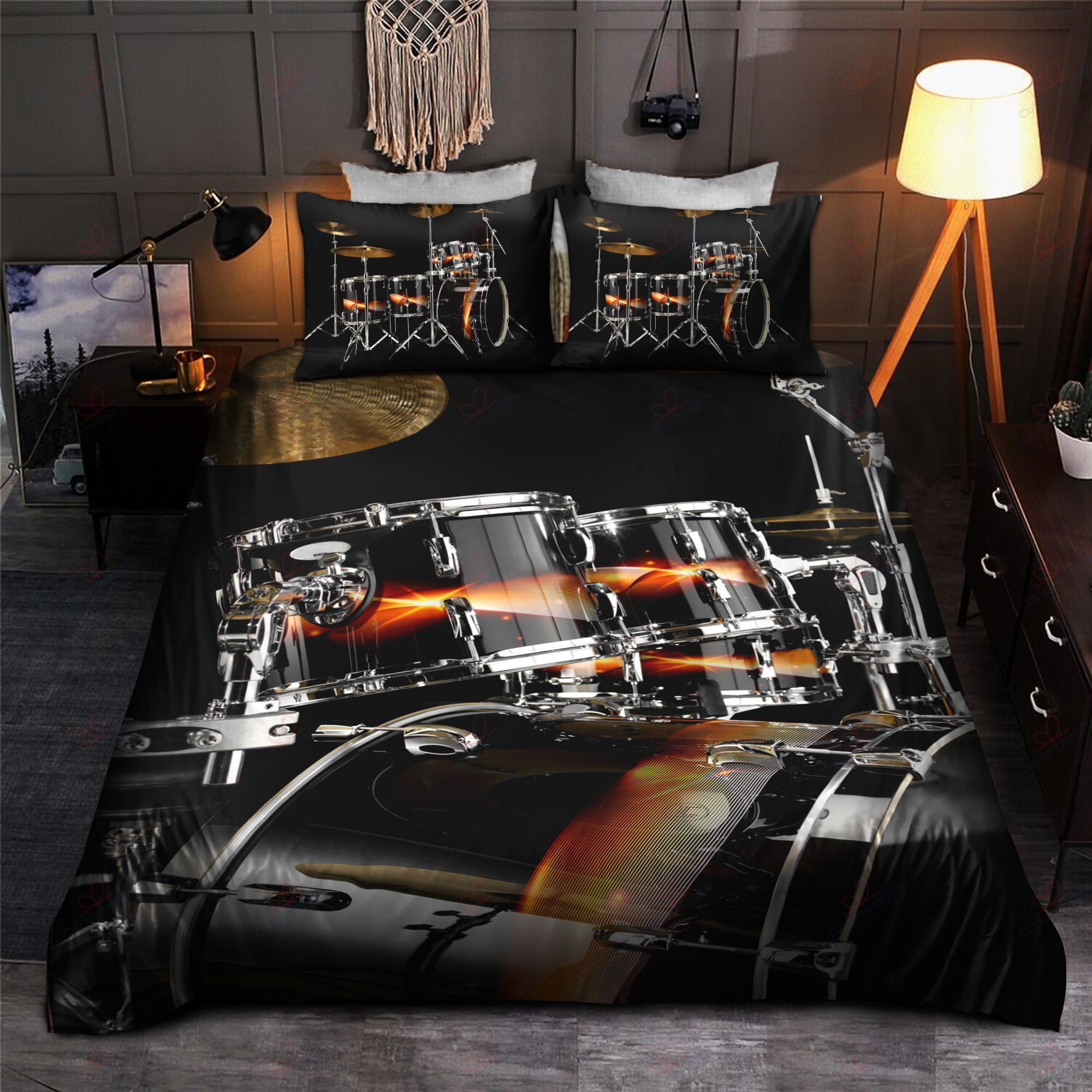 Light Drum Bedding Set