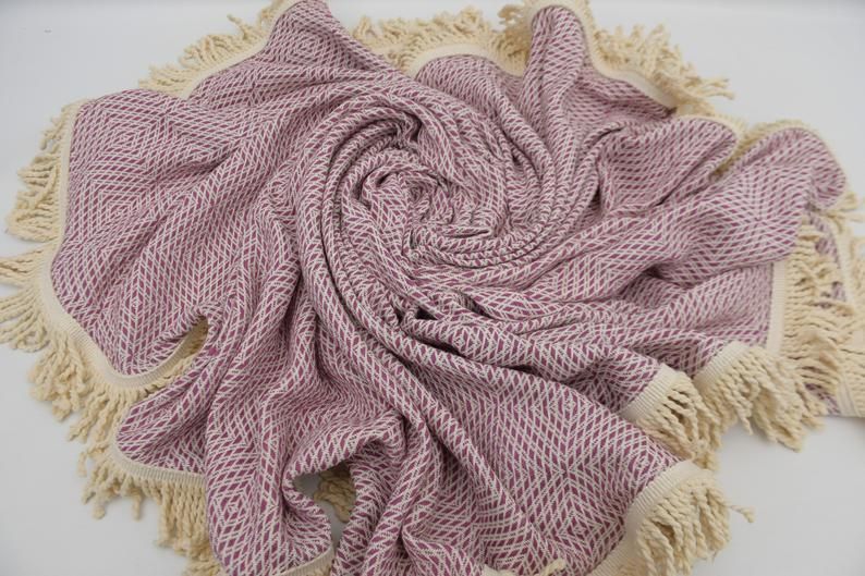 Light Purple 3d Printed Round Beach Towel