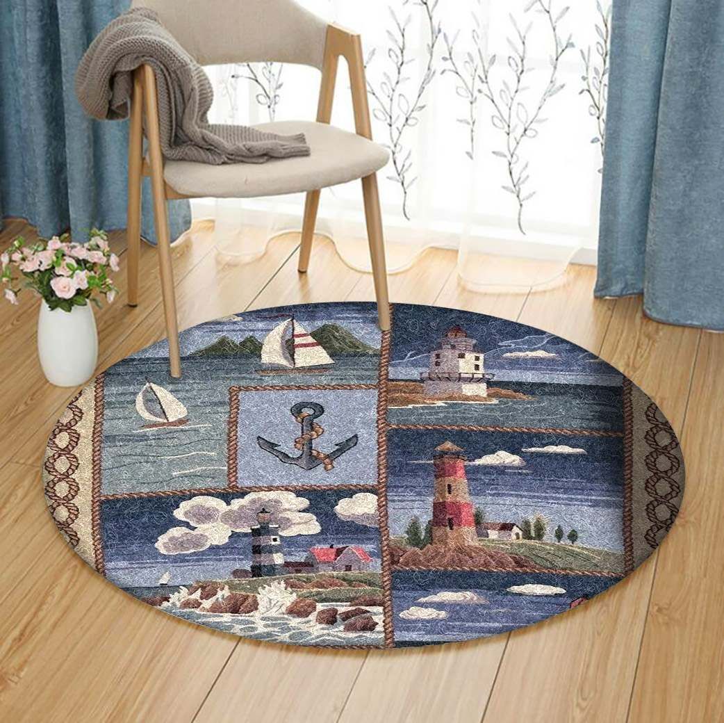 Lighthouse Round Carpet