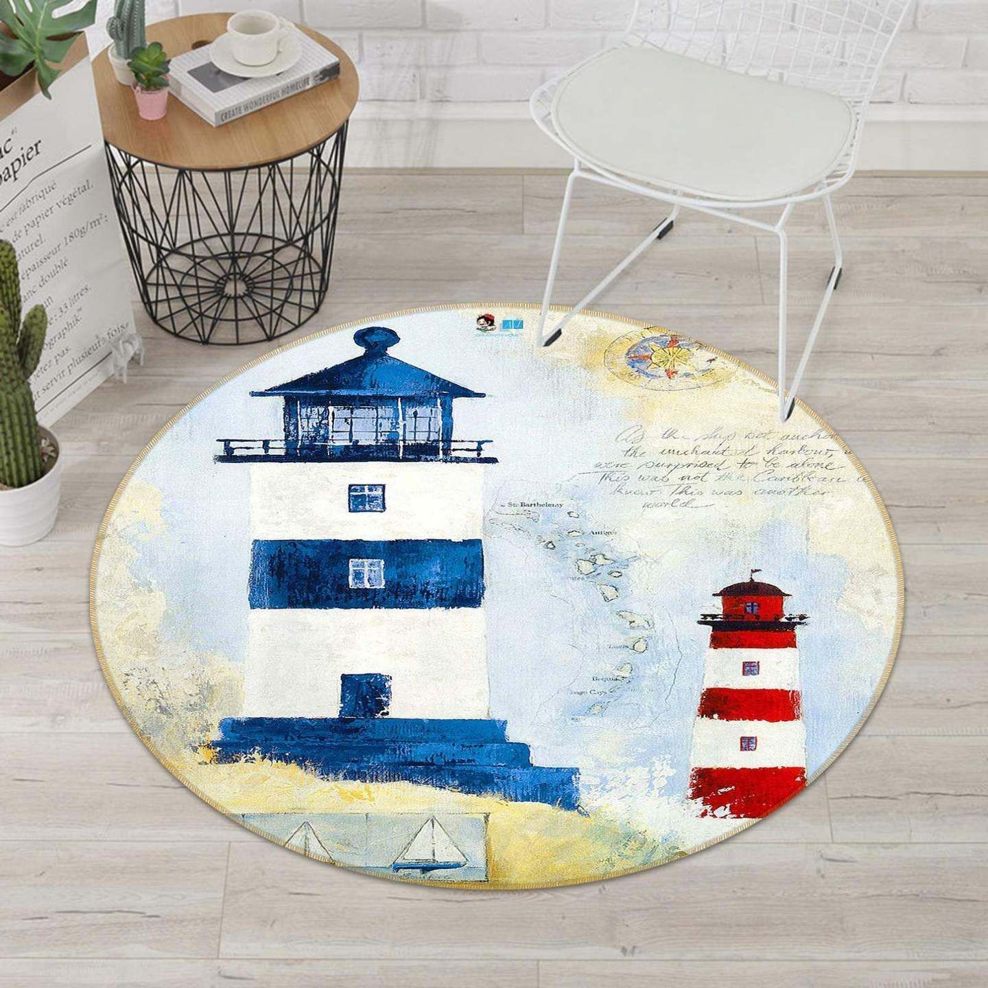 Lighthouse Round Carpet