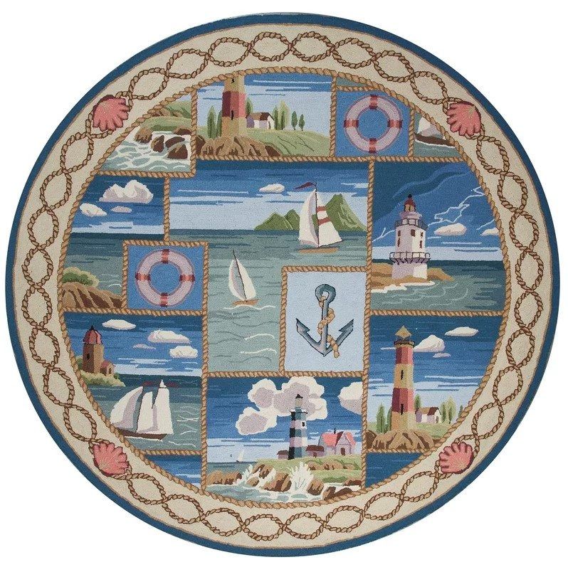 Lighthouse Round Carpet