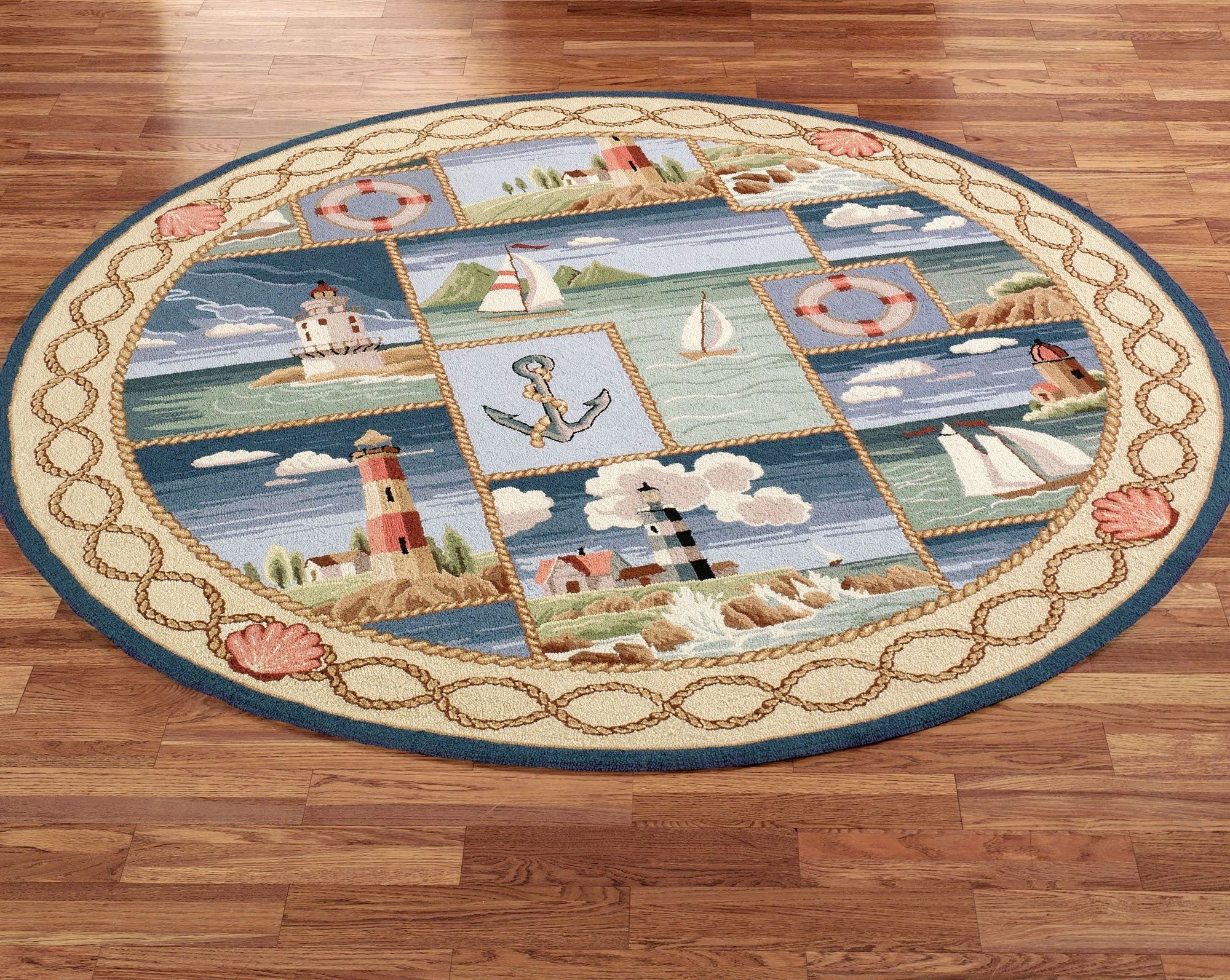 Lighthouse Round Carpet