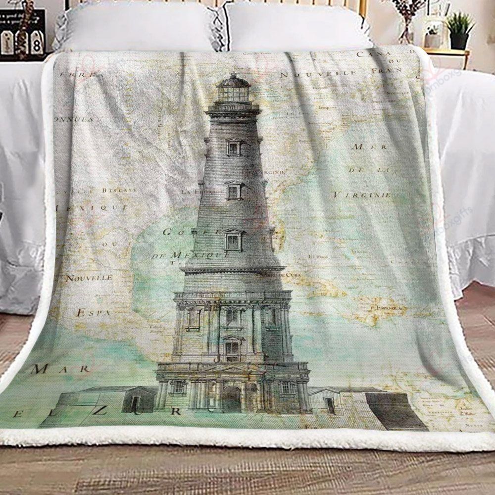Lighthouse Fleece Blanket