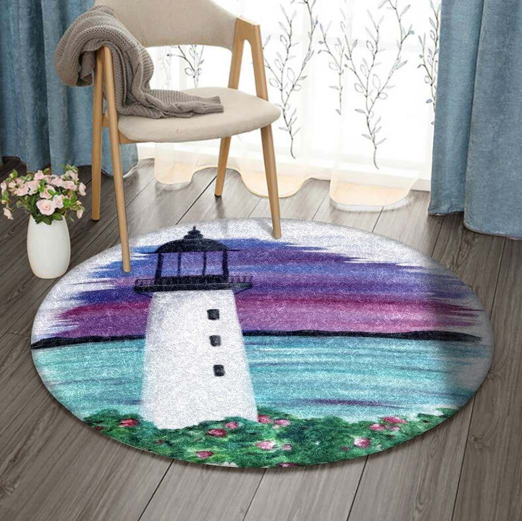 Lighthouse Round Carpet