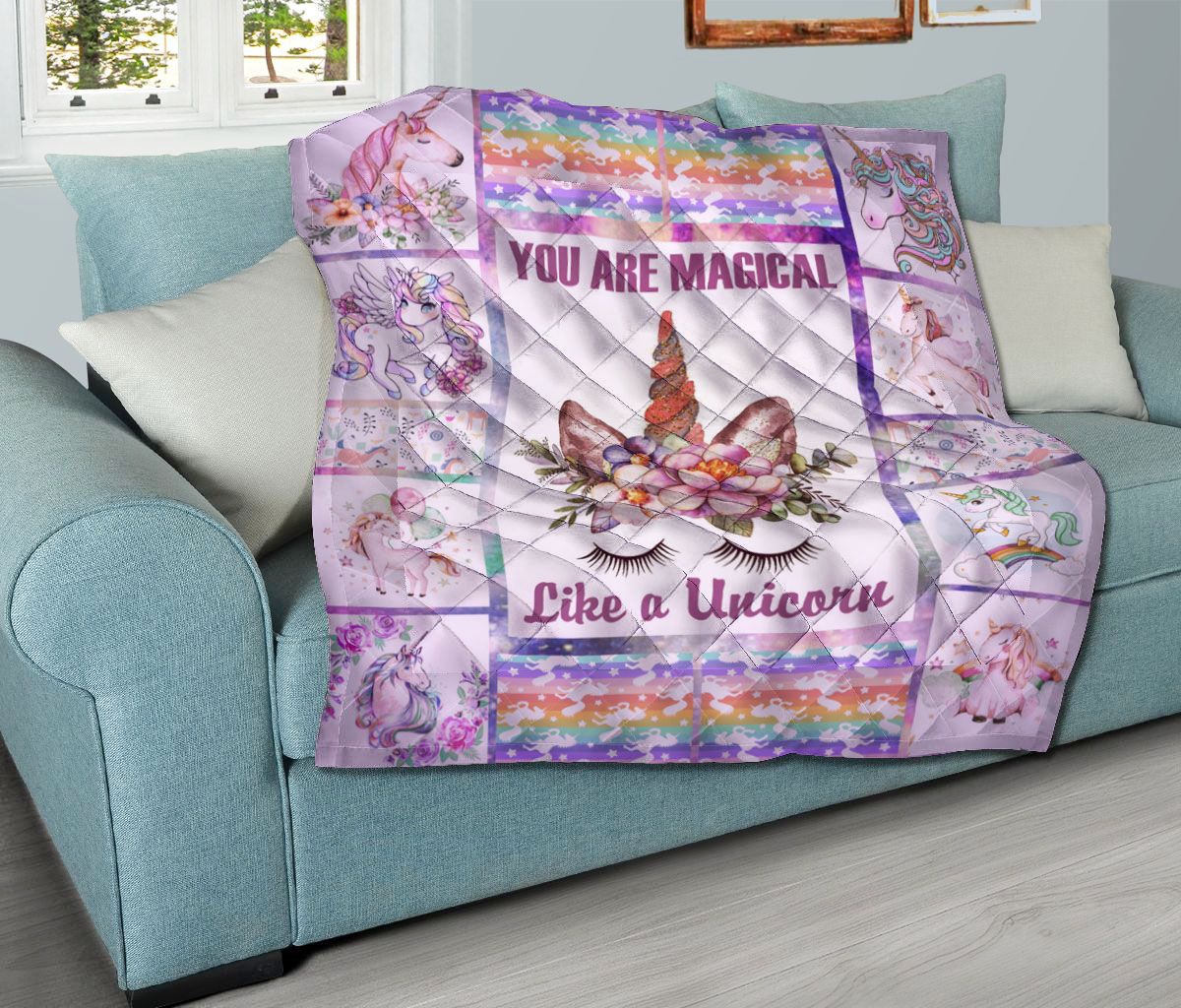 Like A Unicorn Quilt Blanket Bl Dhc1312470Dd