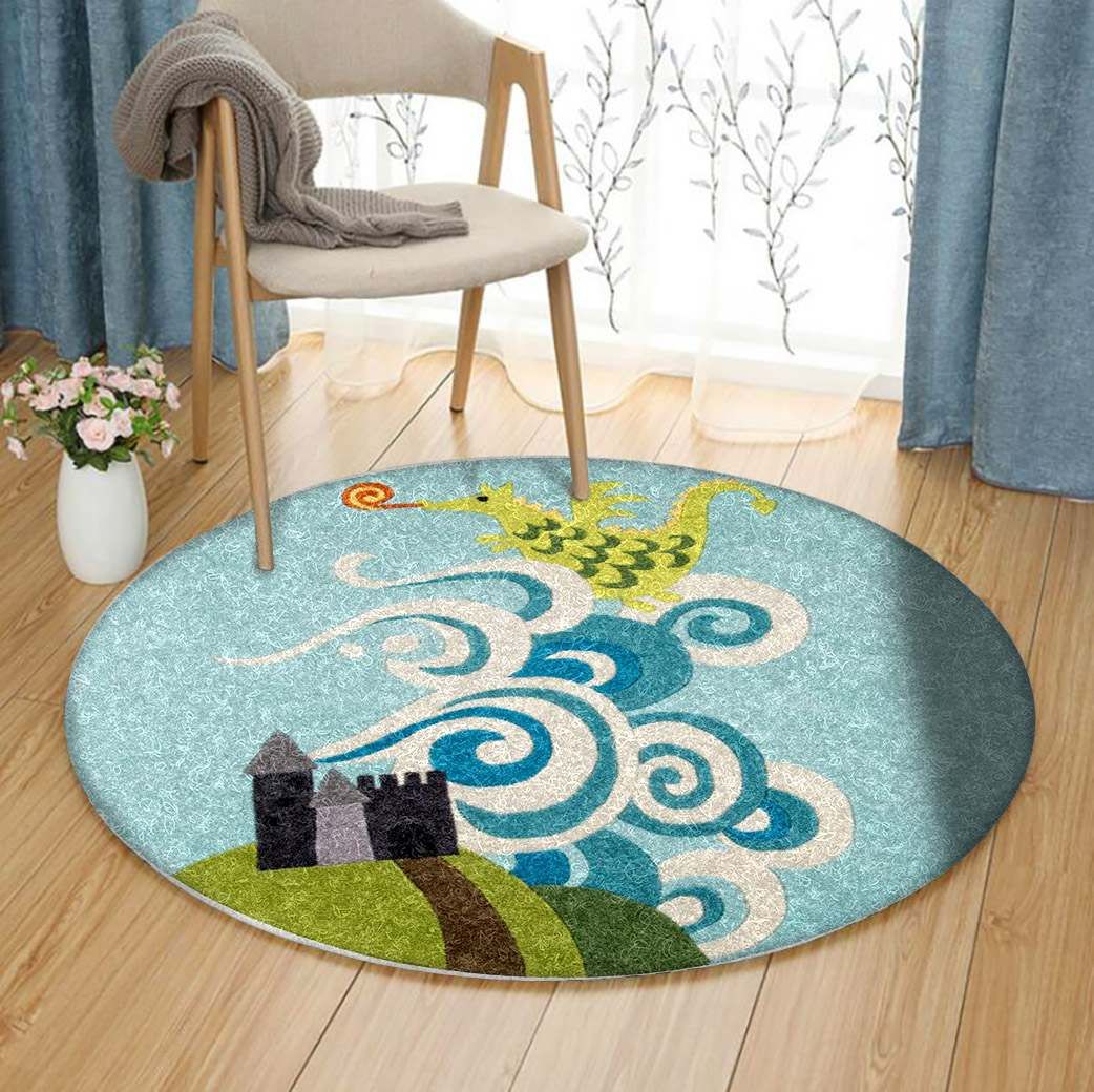 Lil Mo Whimsy Round Carpet