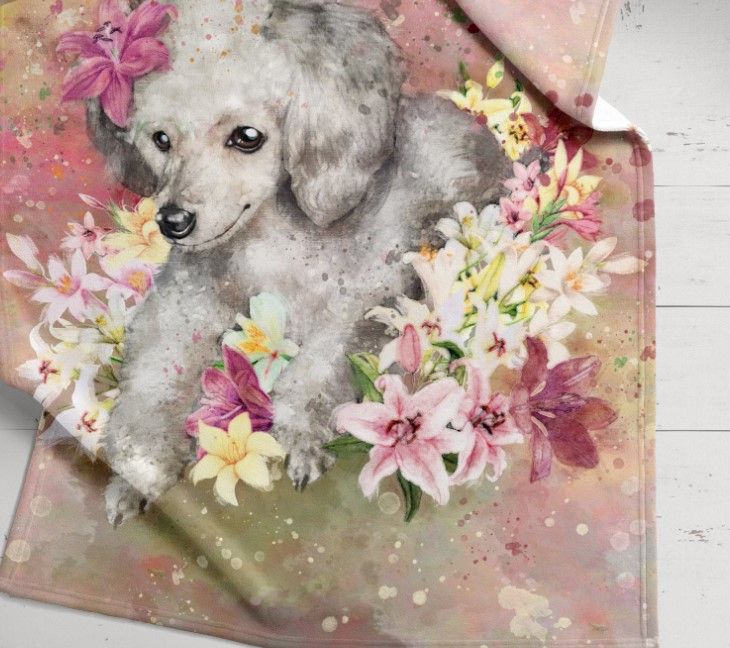 Lily Dog Sherpa Fleece Blanket
