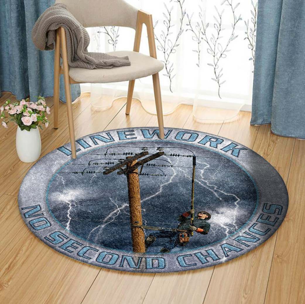 Lineman Round Carpet