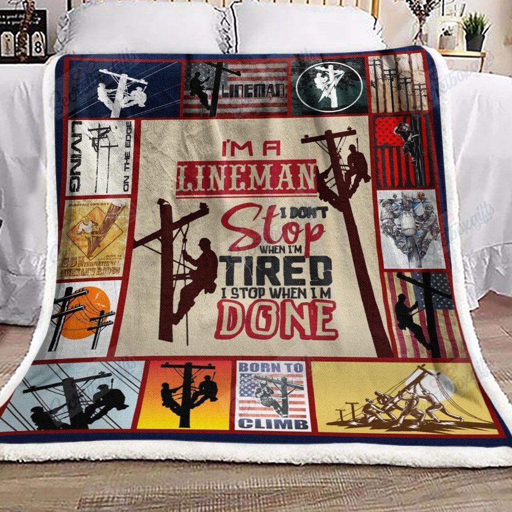 Lineman Fleece Blanket