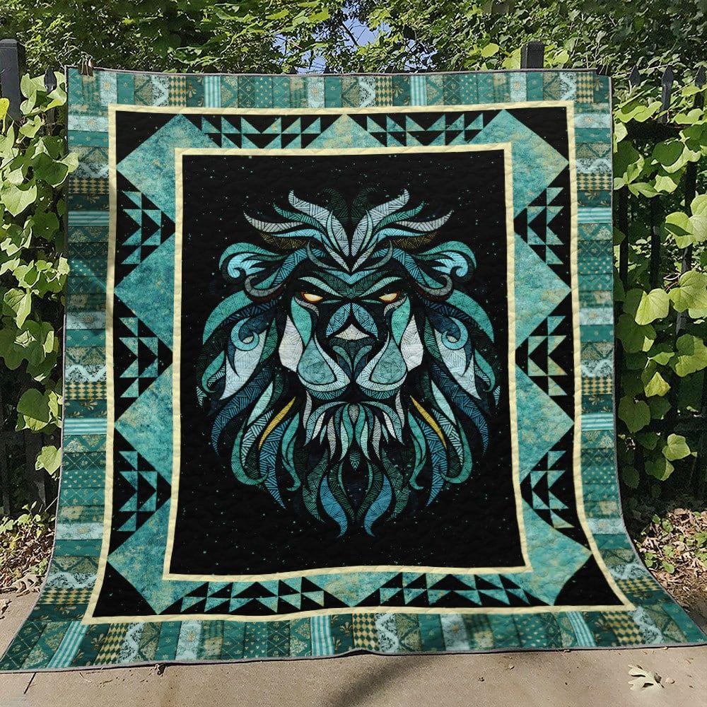 Lion Abstract Lion Quilt Blanket Dhc04011984Dd