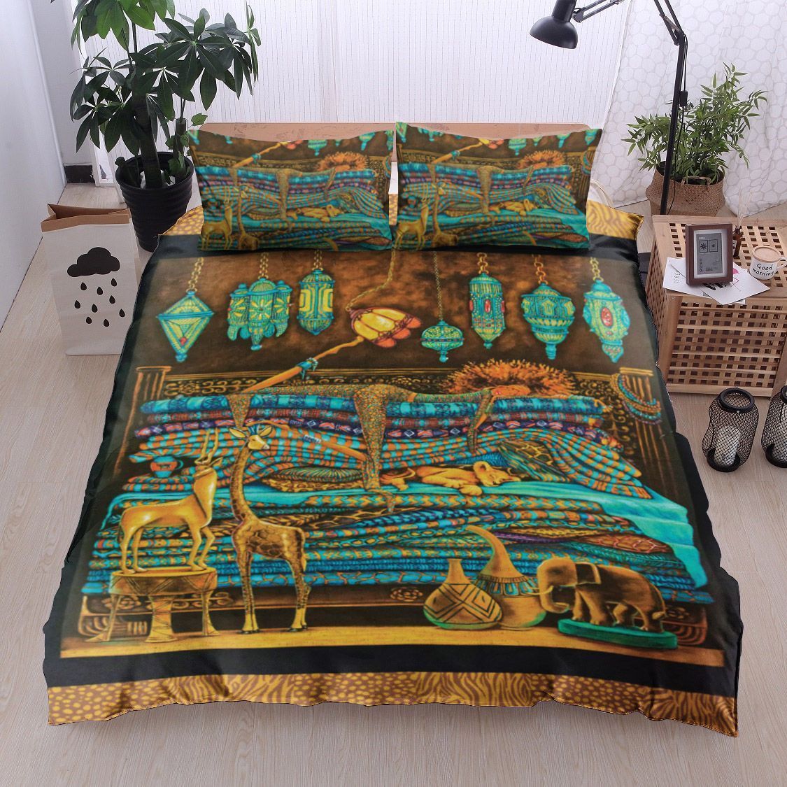 Lion Arabs Bedding Set