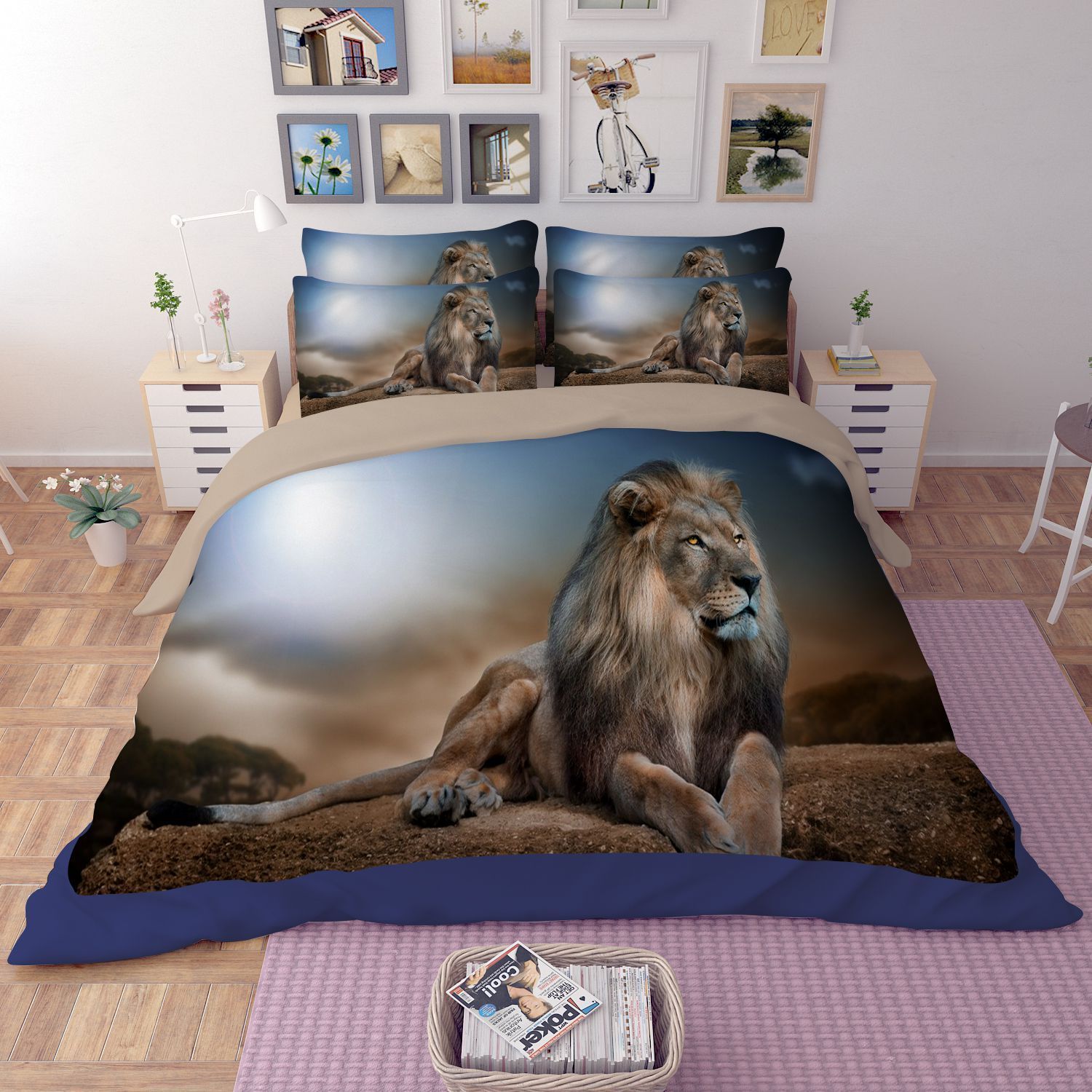 Lion Bedding Set