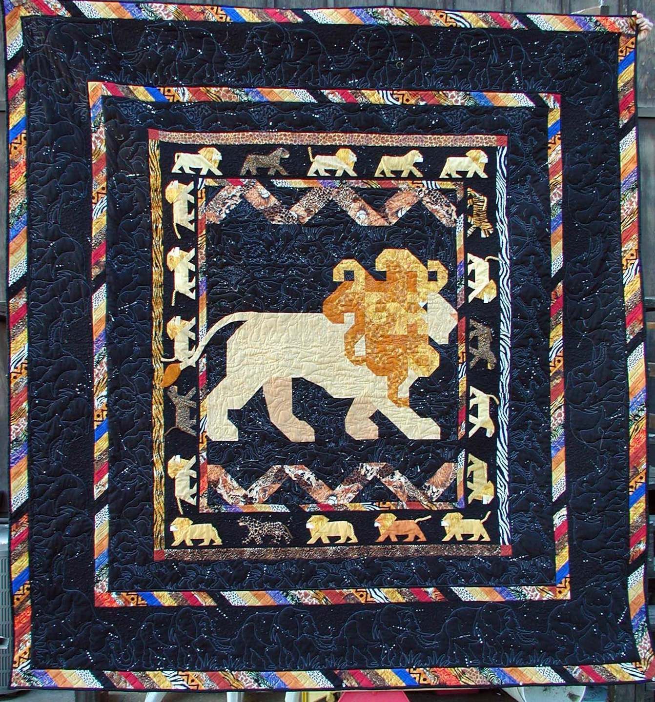 Lion CLP010721 Quilt Blanket