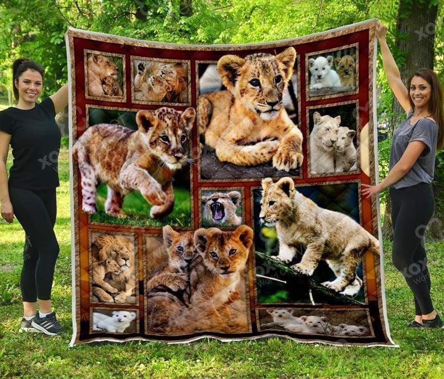 Lion Cub CL05100062MDQ Quilt Blanket