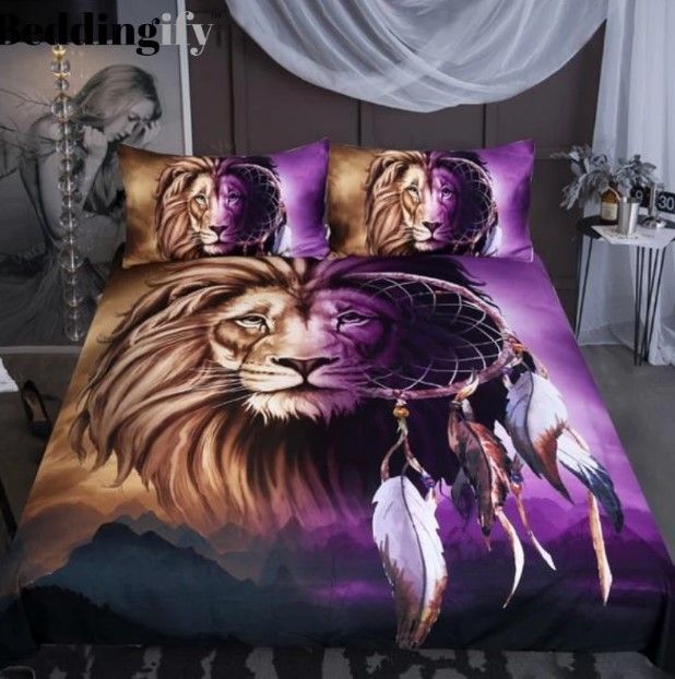 Lion Dreamcatcher Bedding Set