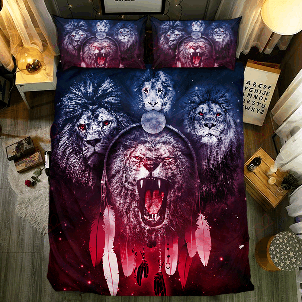 Lion Dreamcatcher Moon Bedding Set