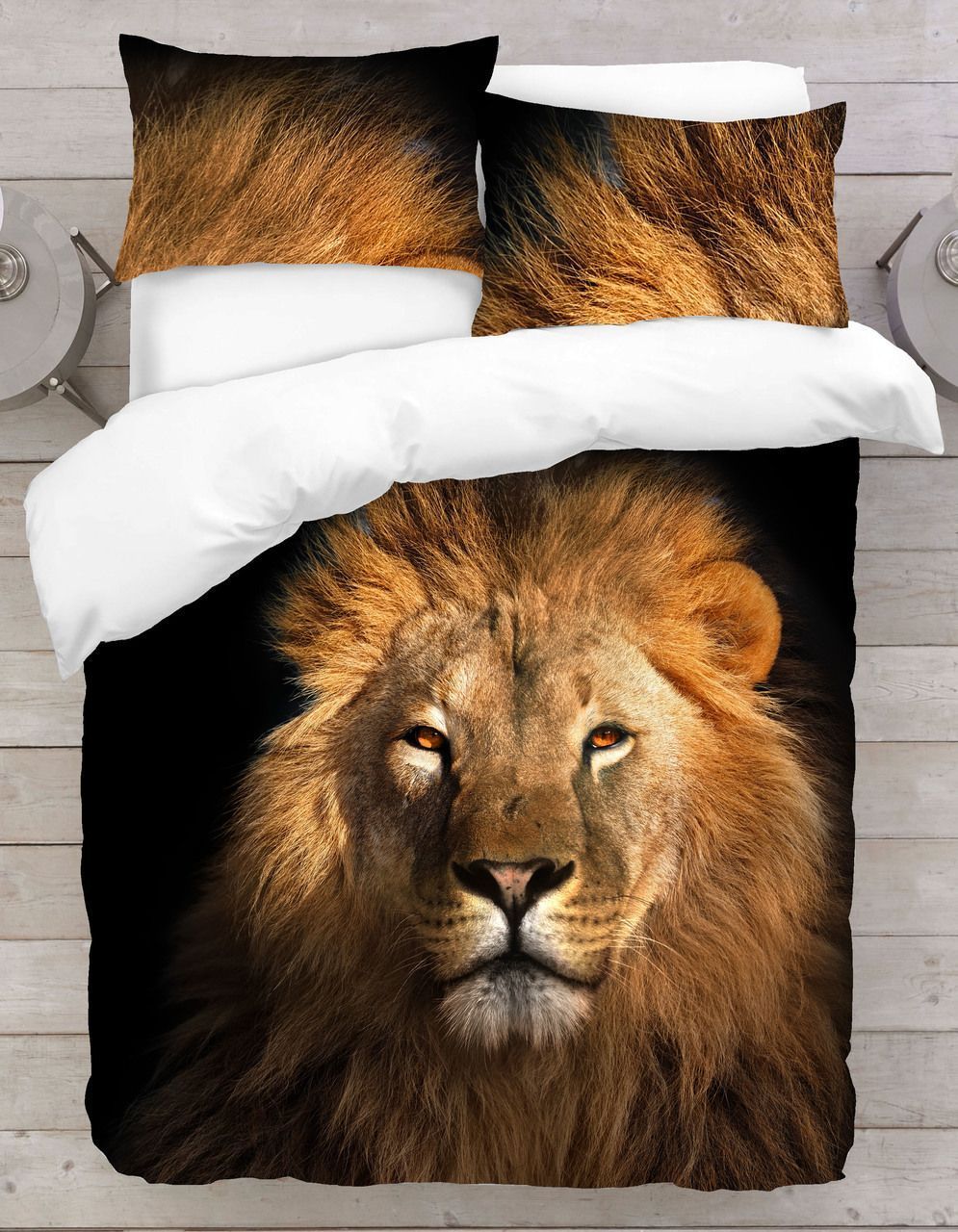 Lion Face 3d Bedding Set
