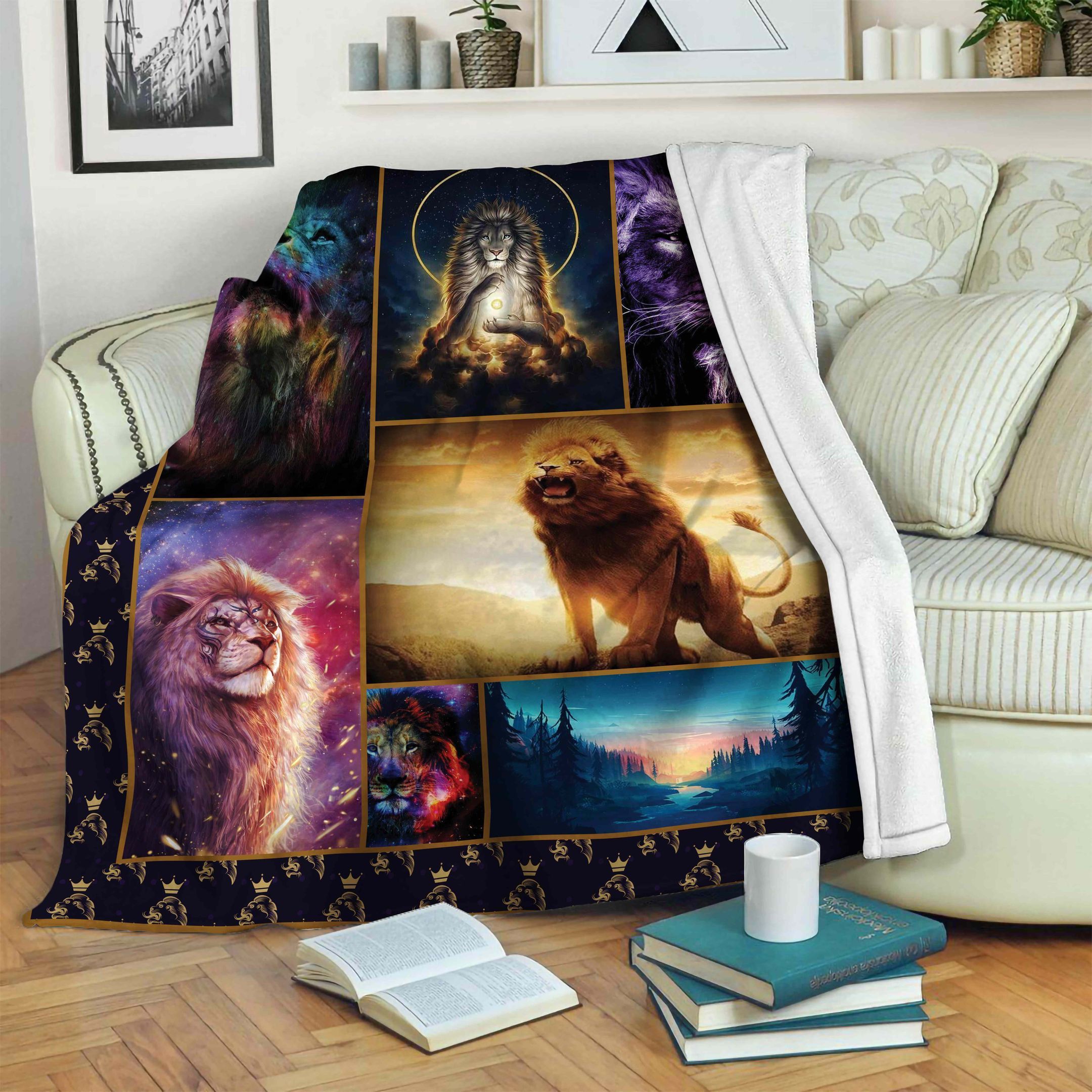Lion Fleece Blanket