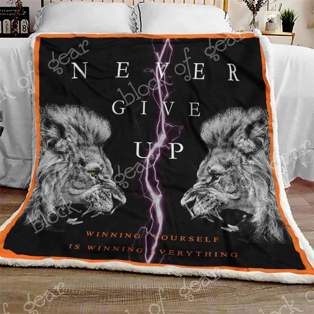 Lion Fleece Blanket
