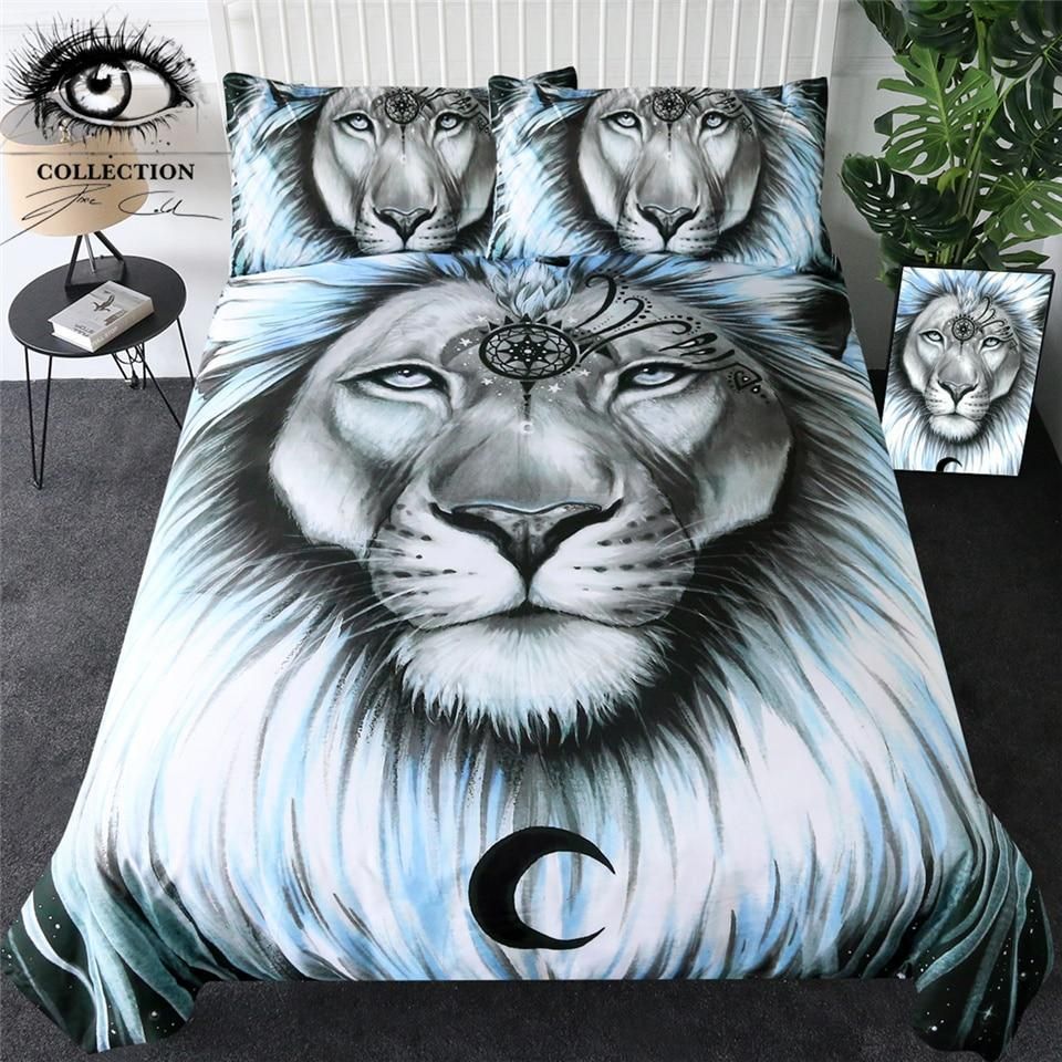 Lion Galaxy Bedding Set