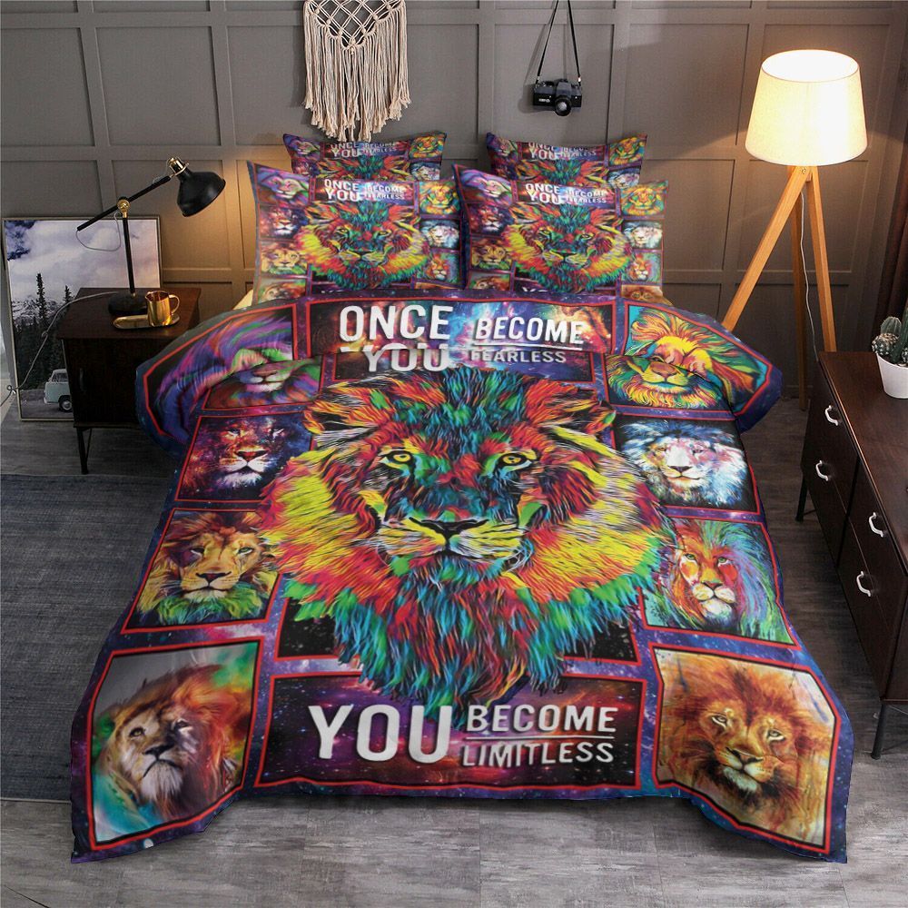 Lion Galaxy Bedding Set
