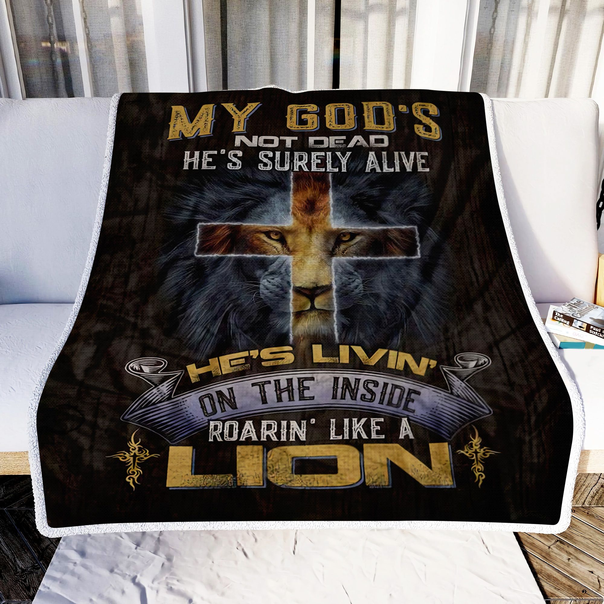 Lion God Fleece Blanket
