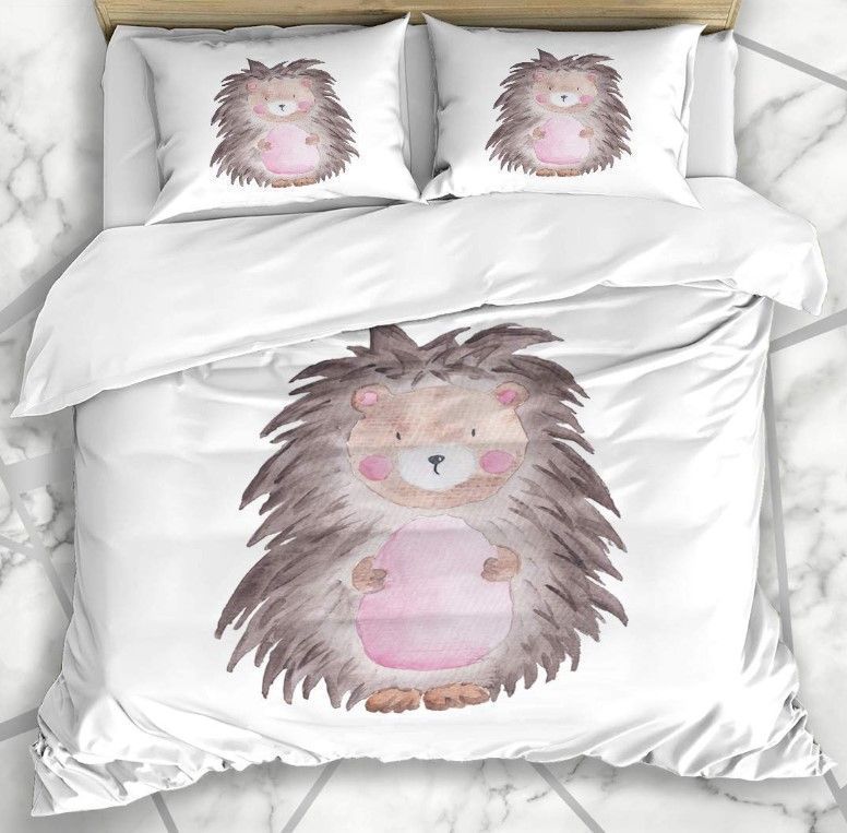 Lion Hedgehog Bedding Set