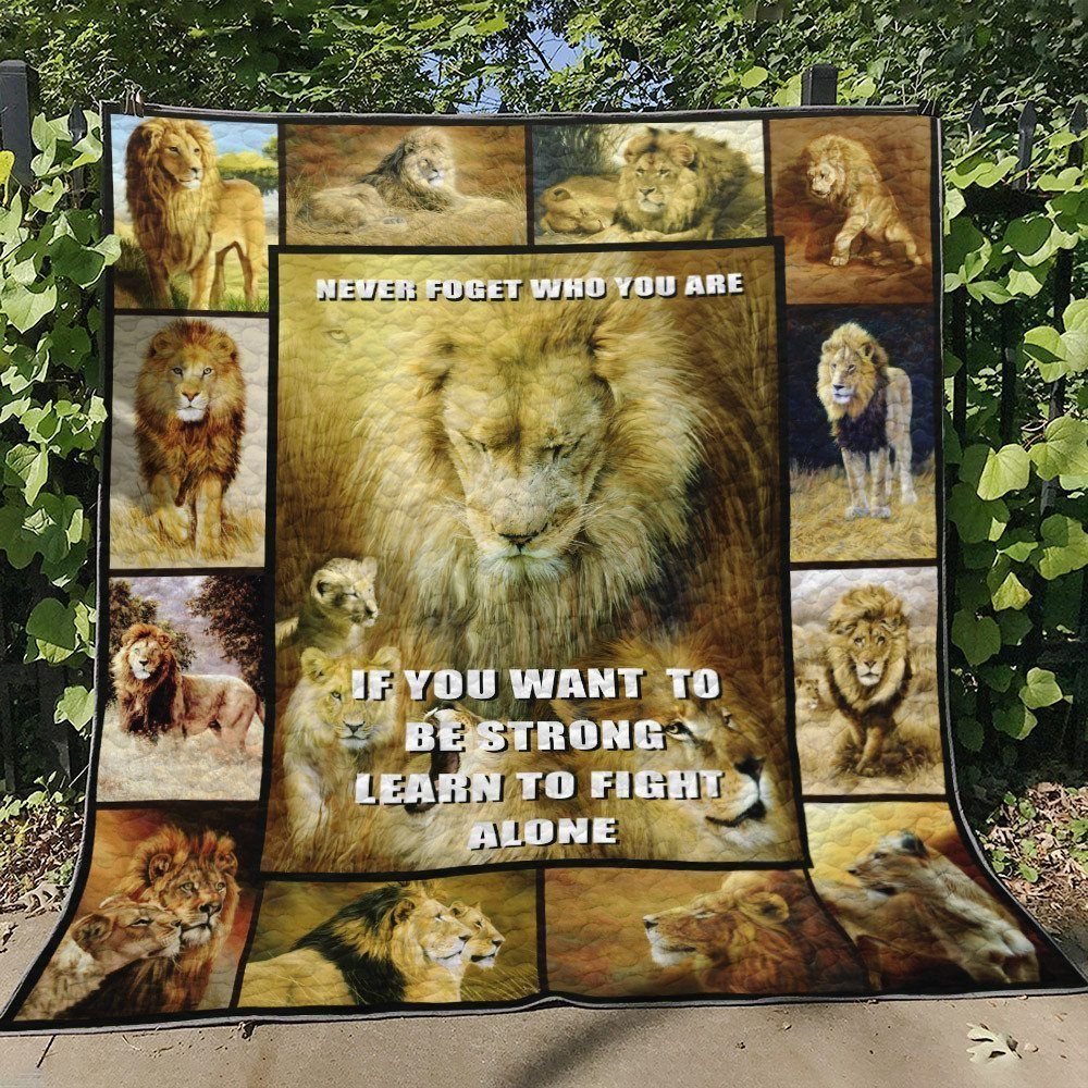 Lion HN250712B Quilt Blanket