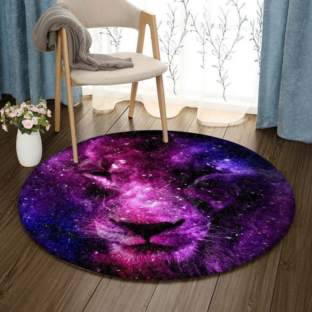 Lion Round Carpet