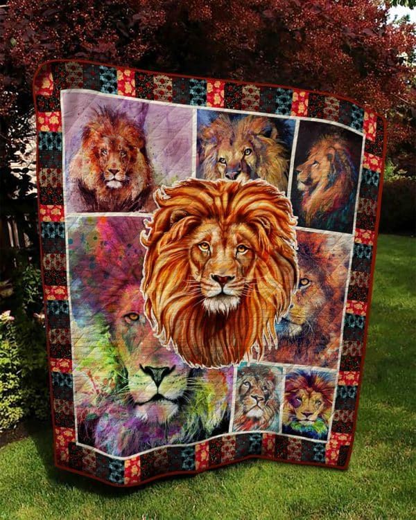 Lion In Your Illustration Quilt Blanket DHC020120612TD