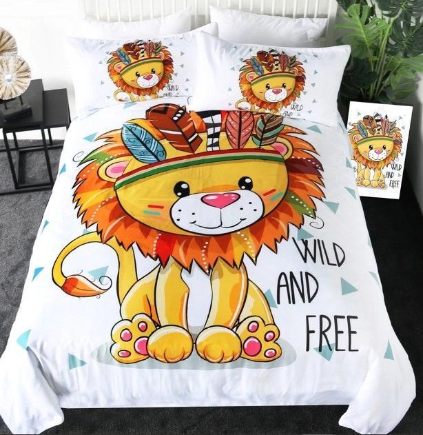 Lion Kids Bedding Set
