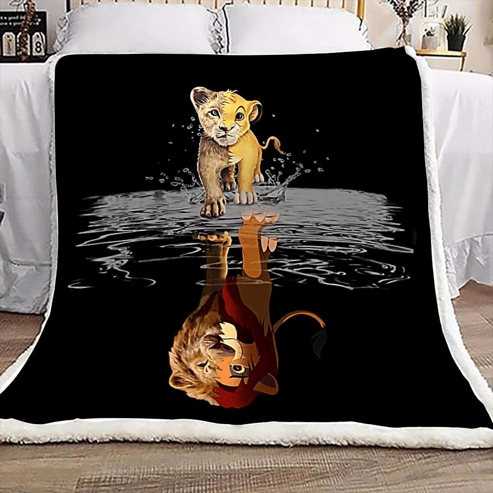Lion King Sherpa Fleece Blanket