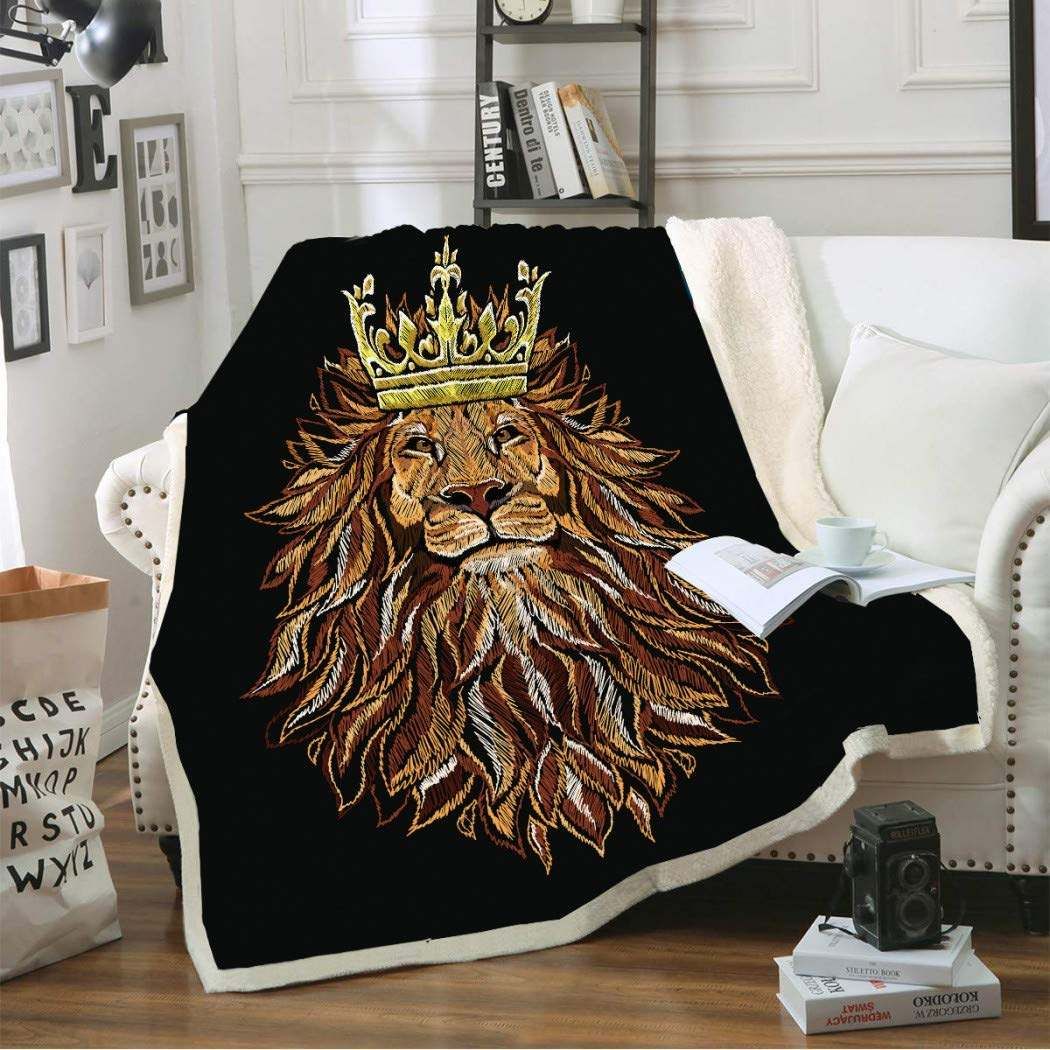 Lion King Sherpa Fleece Blanket