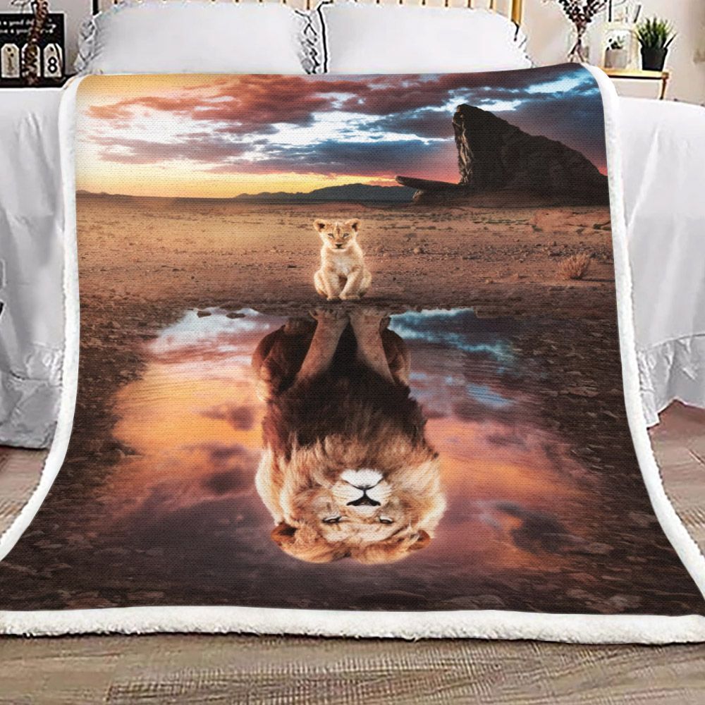 Lion King Sherpa Fleece Blanket
