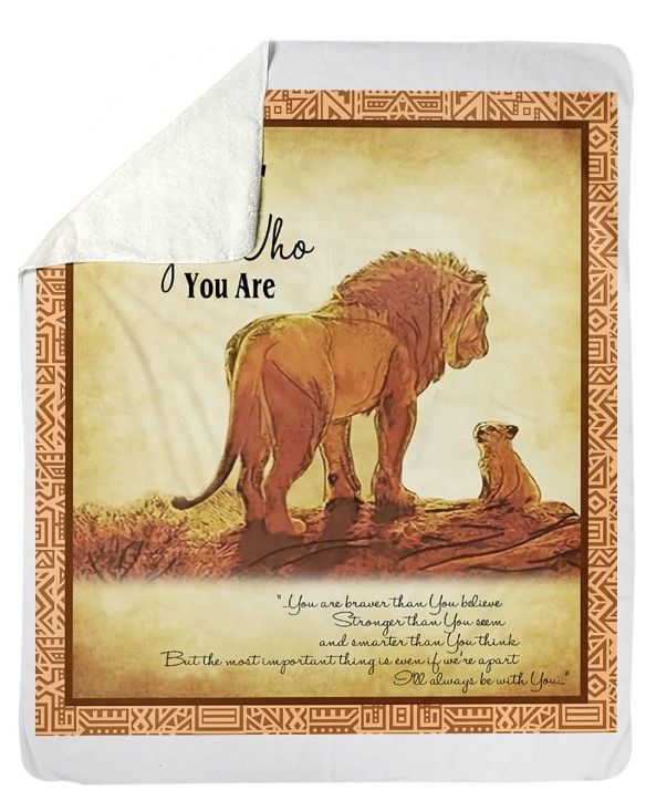 Lion Lover Sherpa Fleece Blanket