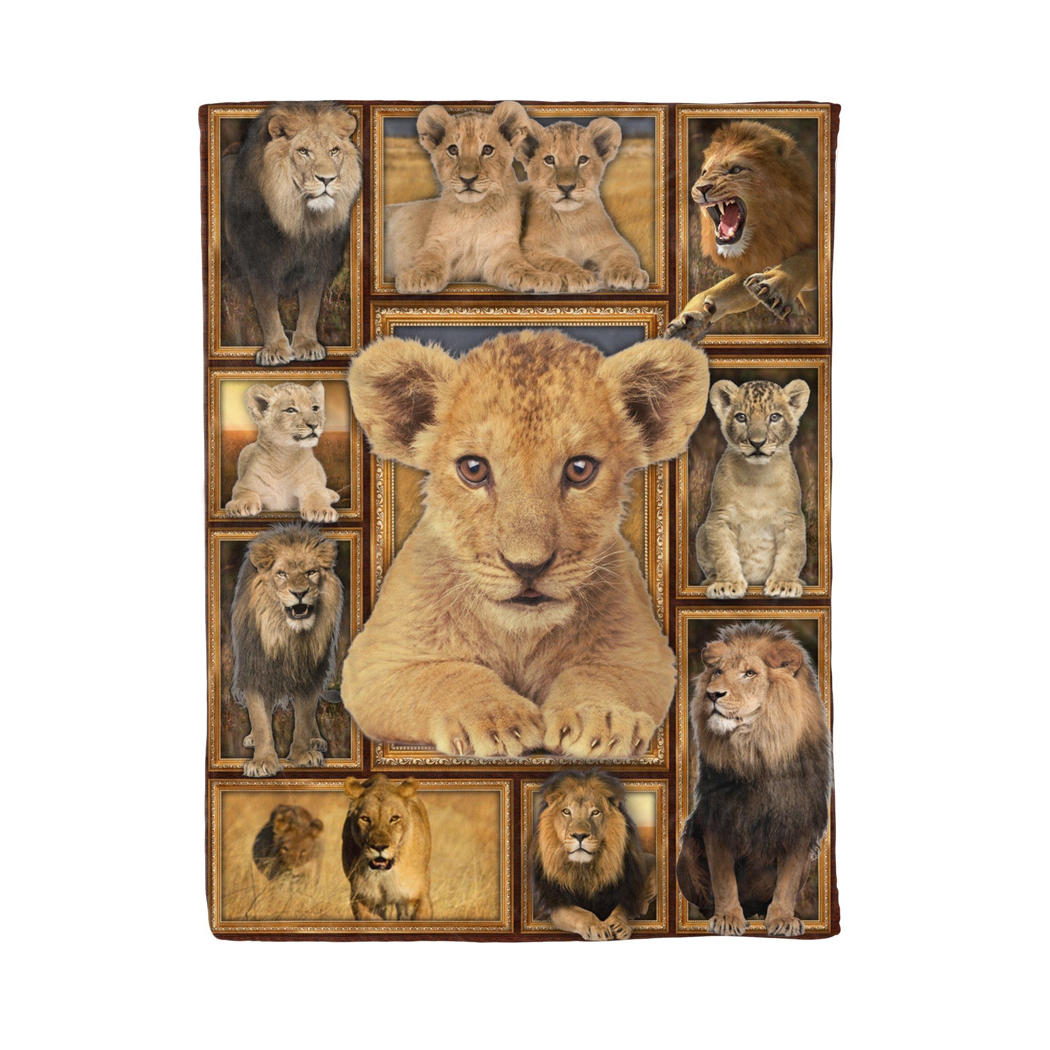 Lion Fleece Blanket