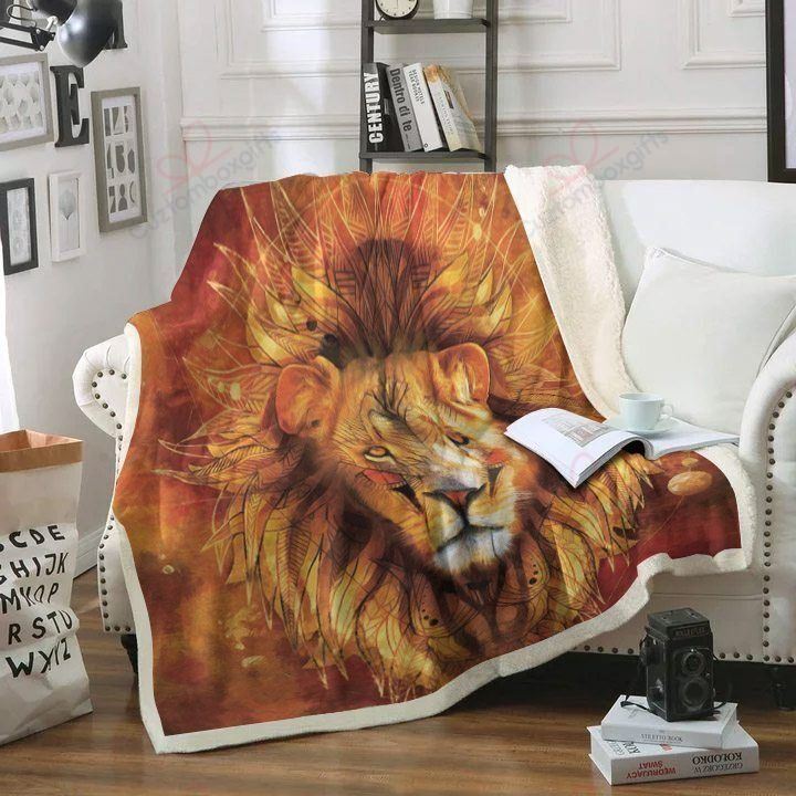 Lion Fleece Blanket