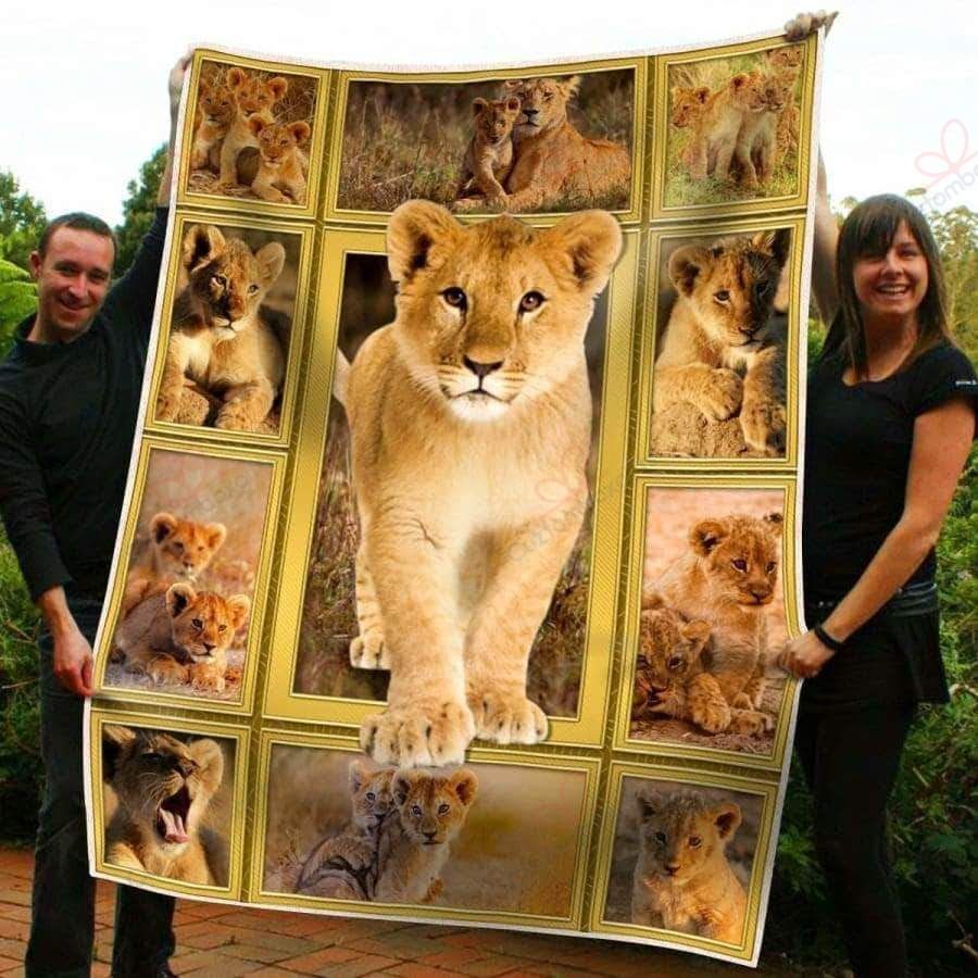 Lion Fleece Blanket