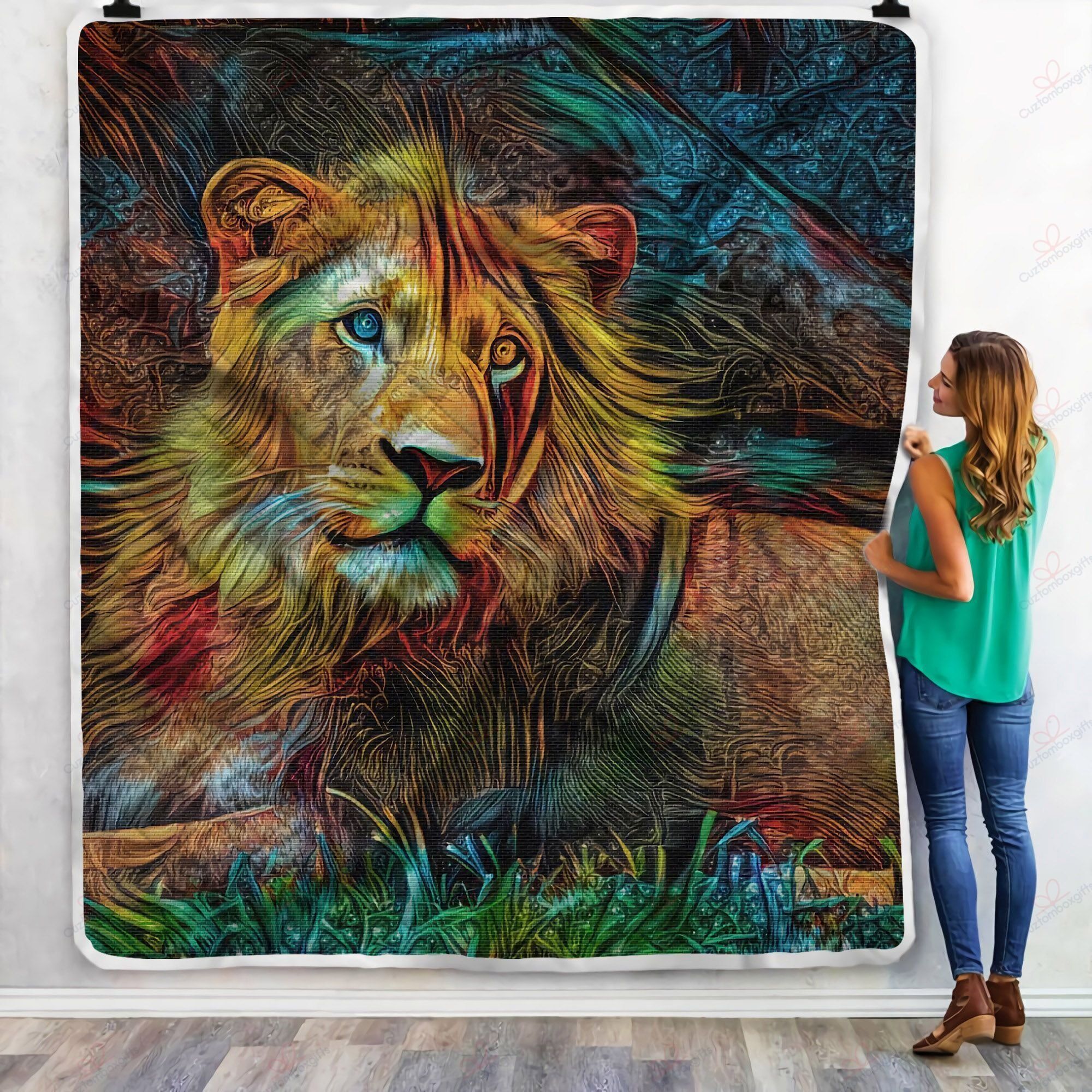 Lion Fleece Blanket