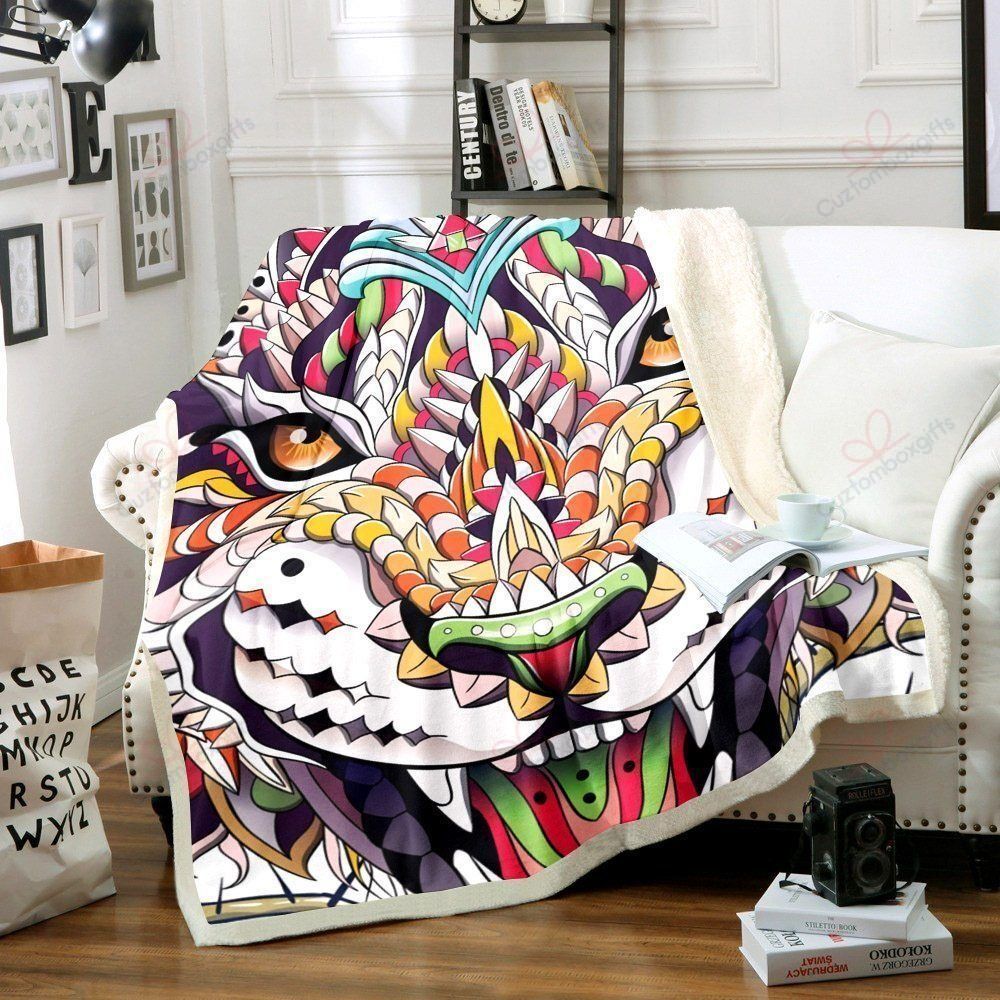 Lion Fleece Blanket