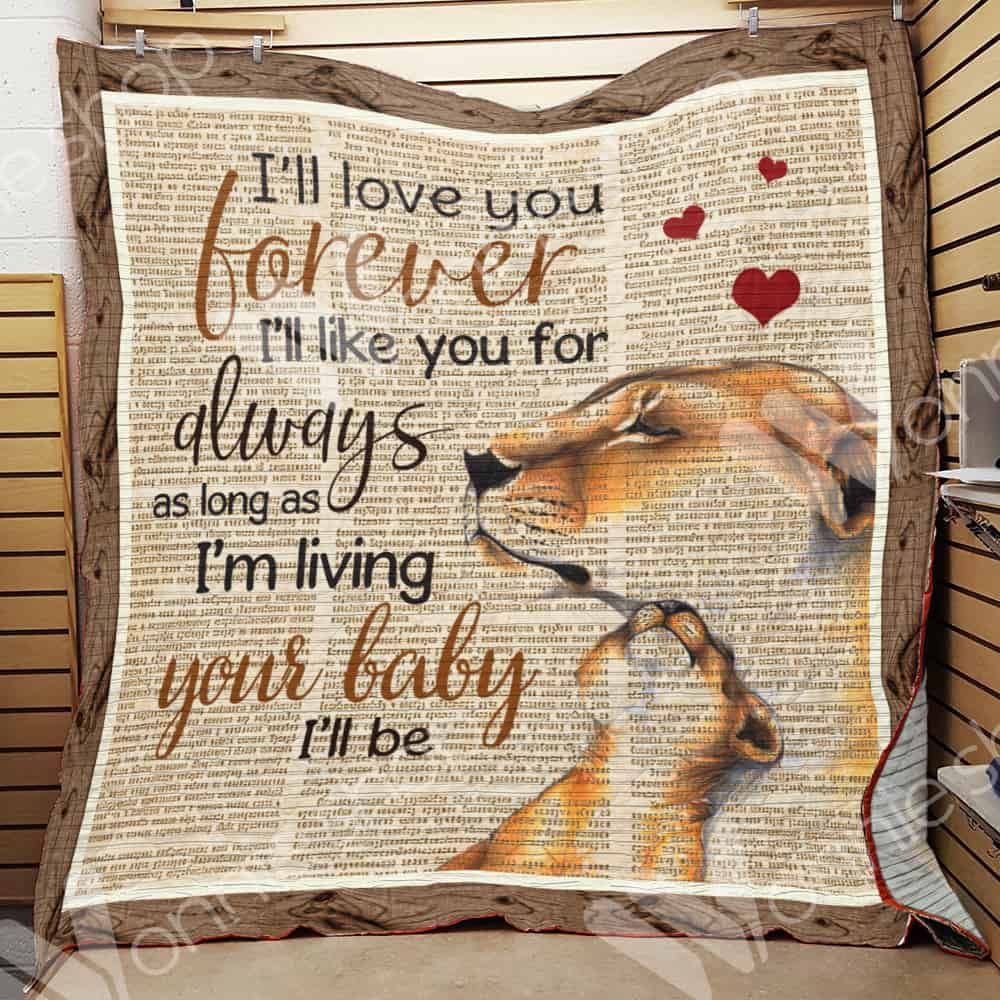 Lion Mom LNT0312042 Quilt Blanket